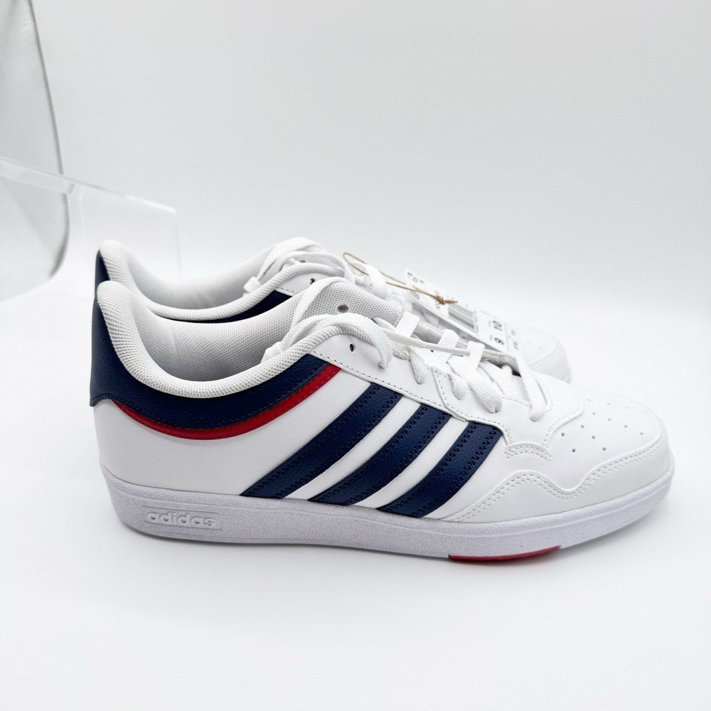 Adidas Hoops 4.0 Low Mens Size 9 Athletic Sneaker Trainers Navy Red White JQ9986